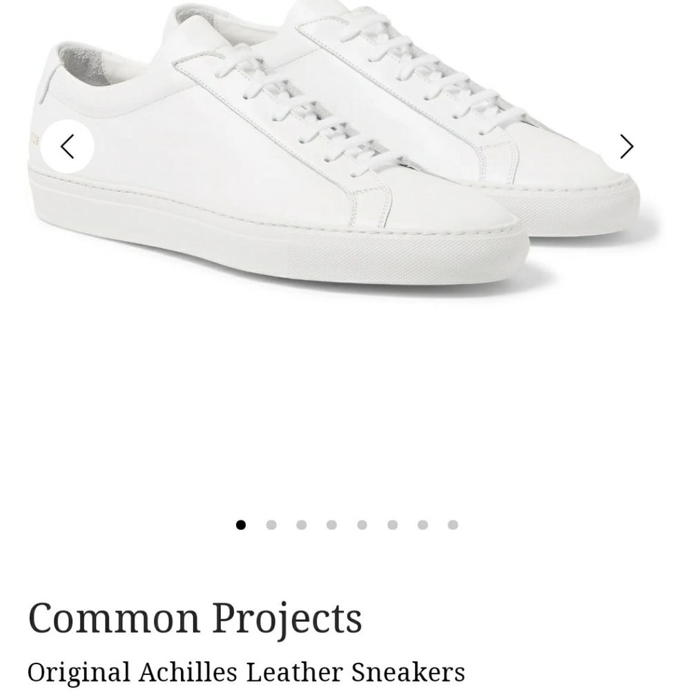 Common projects low white size 43
